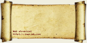 Anđela Kosovac vizit kartica